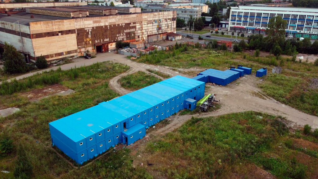 Внешний вид модульного городка