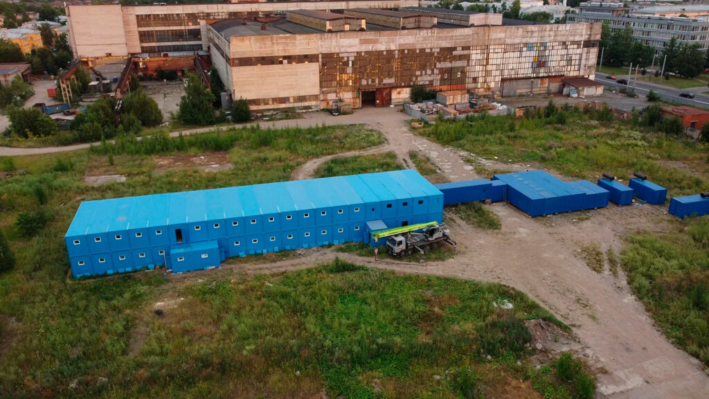 Внешний вид модульного городка
