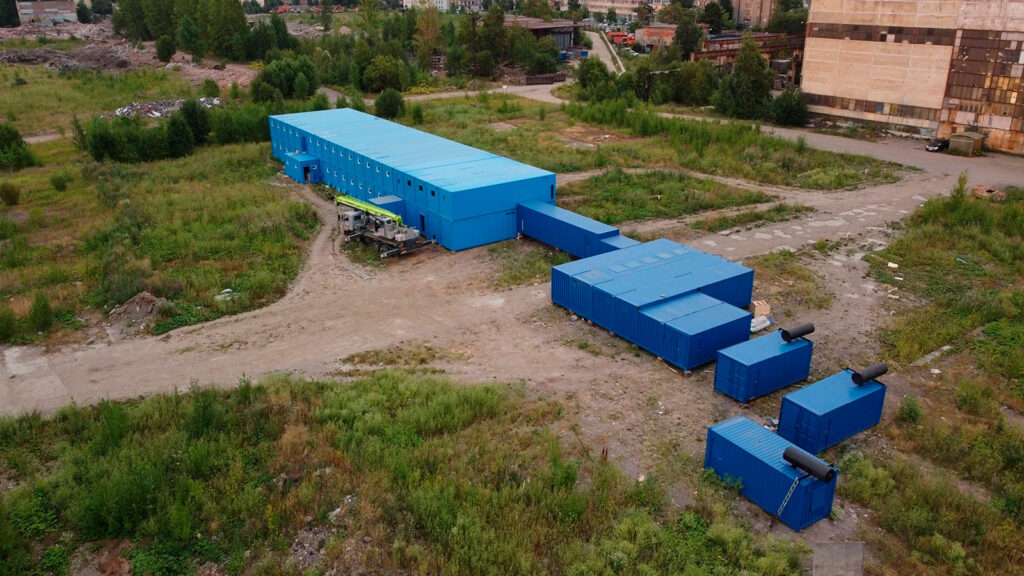 Внешний вид модульного городка