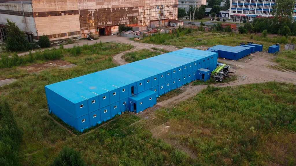Внешний вид модульного городка